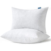Feather Mix Polycotton with Cotton Fabric Rectangle Throw Pillows